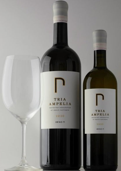 Oeno P Tria Ampelia 2021 Assyrtiko (Three single vineyards) 750ml RP 95